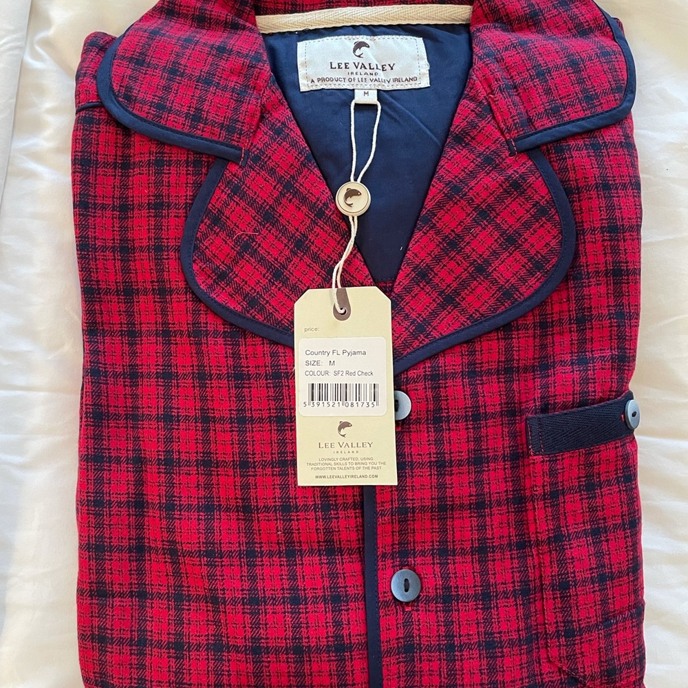 NWT Lee Valley Christmas women pijama cotton 100%